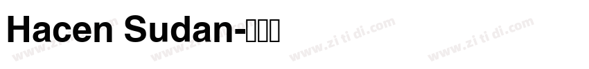 Hacen Sudan字体转换